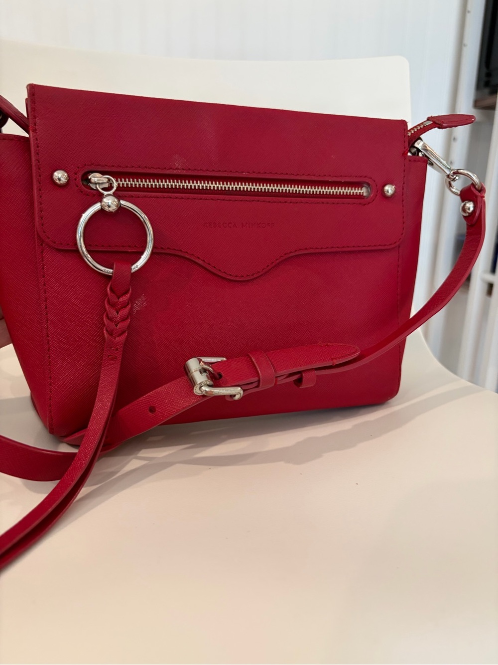 Rebecca Minkoff “Gabby” Leather Crossbody